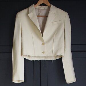 🌷H&M Studio | Linen Blend Cropped Blazer